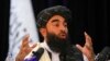 FILE - Taliban spokesman Zabihullah Mujahid speaks in Kabul, Afghanistan, Aug. 17, 2021. 