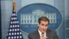 National Security Council Coordinator for Strategic Communications John Kirby speaks during the daily briefing in the Brady Briefing Room of the White House in Washington, DC, on November 30, 2023. (Photo by ANDREW CABALLERO-REYNOLDS / AFP)