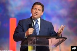 Gubernur Florida yang baru terpilih kembali Ron DeSantis, akan menjadi pesaing kuat Trump untuk nominasi Capres Partai Republik