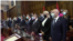 Aktuelna vlada koja je sada u tehničkom mandatu polaže zakletvu nakon izbora 28. oktobra 2020. godine (Slika sa sajta Ministarstva odbrane)