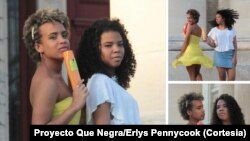 El proyecto cubano Que Negra! promociona en Facebook su línea de productos naturales para el cabello afro