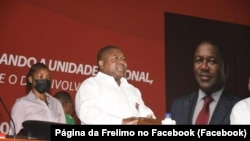 Filipe Nyusi, no congresso da Frelimo, Maputo, Moçambique, 25 Setembro 2022