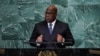 Le président de la RDC, Félix Tshisekedi, à l'Assemblée générale de l'ONU à New York, le 20 septembre 2022. 