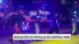 Patinador en Nueva York se convierte en toda una sensación a sus 61 años