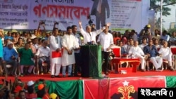 ফাইল ছবি- বিএনপির সমাবেশে বক্তৃতা দিচ্ছেন দলের মহাসচিব মির্জা ফখরুল ইসলাম আলমগীর
