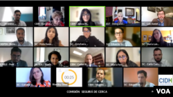 Representantes de 26 organizaciones de la sociedad civil de México pidieron a la CIDH abordar la situación de la militarización de la seguridad pública en México, ante los efectos de violaciones a derechos humanos que aumentan. [Imagen: Captura de pantalla]