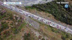 Rusya-Gürcistan Sınırında 20 Kilometrelik Araç Kuyruğu
