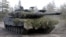 A Leopard battle tank of the Armoured Brigade takes part in the Army mechanised exercise Arrow 22 exercise at the Niinisalo garrison in Kankaanpaa, Finland May 4, 