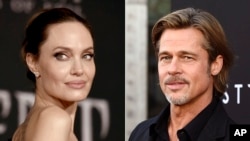 Foto Konbinezon: Angelina Jolie epi Brad Pitt 