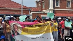 Anti-sanctions campaign protest in Bulawayo