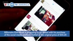VOA60 America- Elon Musk Says He'll Pay $44 Billion to Buy Twitter