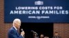 President Joe Biden speaks about lowering costs for American families, as well as mass protest in Iran, at Irvine Valley Community College, in Irvine, Calif., Oct. 14, 2022.