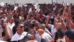Les policiers tunisiens manifestent pour faire libérer leurs collègues