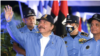 El Presidente de Nicaragua Daniel Ortega Saavedra, durante un de la Policía Nacional este viernes. Foto: Captura de pantalla de presidencia