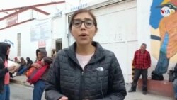 Migrantes venezolanos llegan a albergues en México 