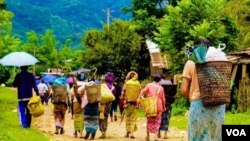 မြန်မာစစ်ဘေးဒုက္ခသည်များ - IDPs။ ဓါတ်ပုံ - မိုင်ညီဝင်းမောင်