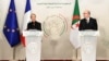 Prime Minister Elisabeth Borne of France with Prime Minister Aymen Benabderrahmane of Algeria in Algiers