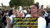 گزارش امیر گیتی از تجمع ایرانیان در لوس‌آنجلس در حمایت از اعتراضات سراسری 