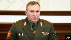 Министр обороны Беларуси Виктор Хренин 