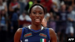La volleyeuse Paola Egonu joue en Italie.