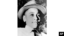 FILE - This undated portrait shows Emmett Till, who was kidnapped, tortured and killed in the Mississippi Delta in August 1955 after he allegedly whistled at a white woman working in a store.