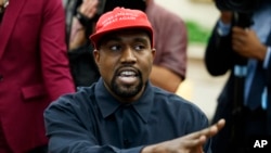 Le rappeur américain Kanye West, alias Ye, à Washington, le 11 octobre 2018.