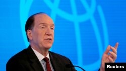 Presiden Bank Dunia David Malpass berbicara di Washington, DC (foto: dok). 