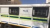 South Africa police van carrying prisoners