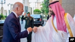 Biden iyo Mohammed bin Salman 