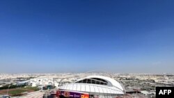 Uwanja wa michezo wa Khalifa mjini Doha, utakaotumiwa kwa michuano ya kandanda, kombe la dunia. Okt 29 2022