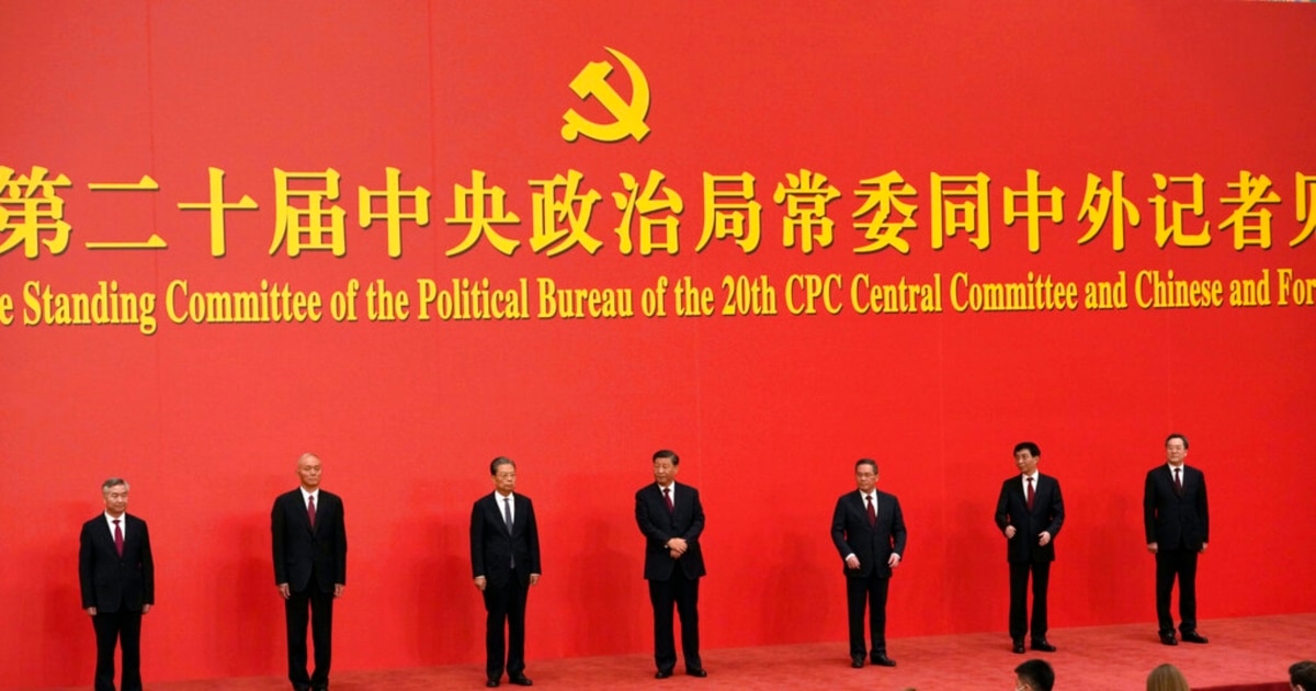 A Look At The 7 Men Slated To Lead China's Communist Party