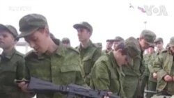ရုရှားအရန်တပ်သားတွေ စစ်မြေပြင်အတွက်လေ့ကျင့်