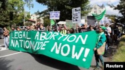 Një nga protestat amerikane në përkrahje të abortit