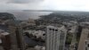 Foto yang diambil dari udara menunjukkan pemandangan Kota Tampa, Florida, pada 26 September 2022, ketika badai Ian bergerak mendekat ke wilayah tersebut dari arah Kuba. (Foto: DroneBase via AP)