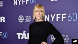 Cate Blanchett menghadiri pemutaran perdana "Tár" di Alice Tully Hall, New York, selama Festival Film New York ke-60 pada Senin, 3 Oktober 2022. (Foto oleh Evan Agostini/Invision/AP)