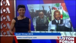 Washington Forum du jeudi 19 mai 2016: Rwanda et Burundi a couteaux tires