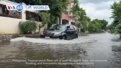 VOA60 World - Philippines: Tropical storm Trami leaves at least 46 people dead