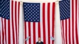 U.S. President Barack Obama speaks during a Veterans Day ceremony at Arlington National Cemetery near Washington. 