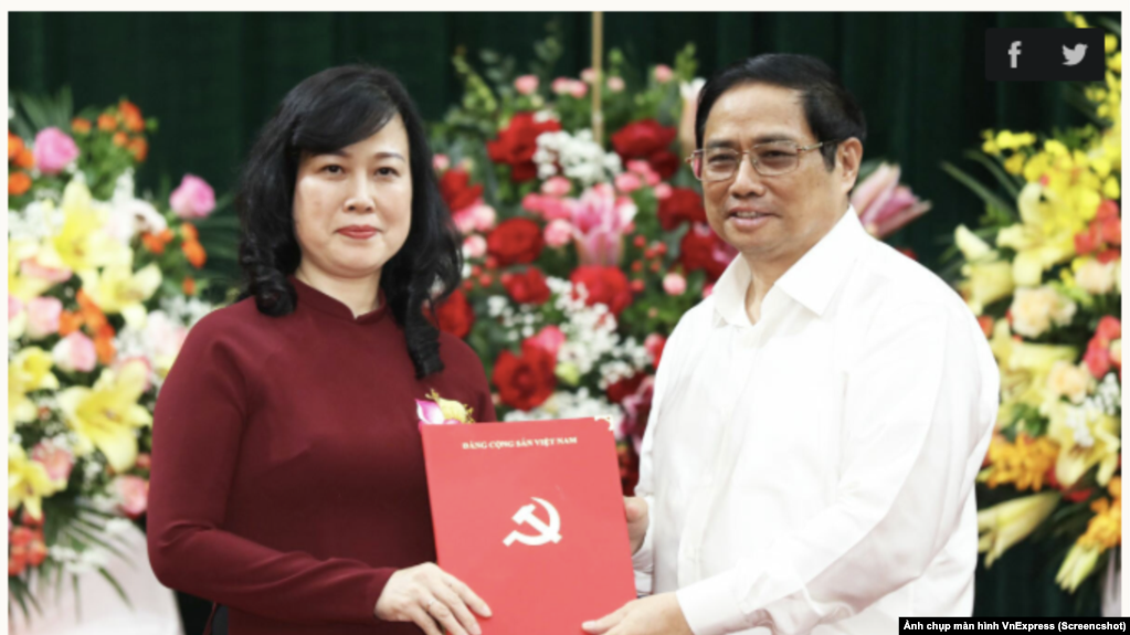 Bà Đào Hồng Lan nhận quyết định bổ nhiệm từ Thủ tướng Phạm Minh Chính hôm 15/7