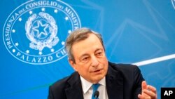 El primer ministro italiano, Mario Draghi, en una foto del 12 de julio de 2022.