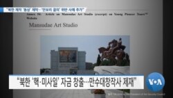 [VOA 뉴스] “북한 제작 ‘동상’ 제막…‘안보리 결의’ 위반 사례 추가”