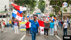 Protestas históricas en Panamá. [Foto: Edward Ortíz, VOA]