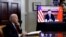 FILE - U.S. President Joe Biden speaks virtually with Chinese leader Xi Jinping from The White House in Washington on November 15, 2021. Biden said he plans to speak with his Chinese counterpart again by the end of the month.
