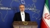 FILE - Iranian foreign ministry spokesman Nasser Kanani speaks to reporters in Tehran, July 13, 2022.