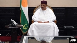 Le président nigérien déchu Mohamed Bazoum. (photo d'archives)