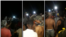 Cubanos protestaron el jueves 14 de julio por la noche en el municipio Los Palacios, en Pinar del Río, al oeste de La Habana. [Capturas de pantalla tomadas de una transmisión de Facebook Live]