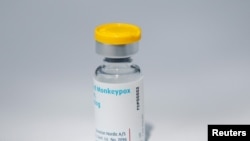 Monkeypox vaccine is displayed at the Northwell Health Immediate Care Center at Fire Island-Cherry Grove, in New York, July 15, 2022.