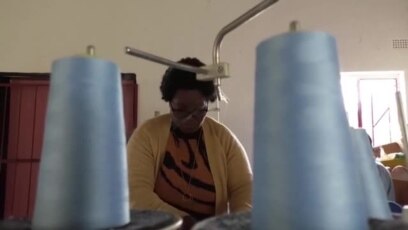 Zimbabwe women sew sanitary pads to help keep girls in school