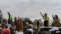 Lors de la campagne électorale, à Machakos, Kenya, le 27 juillet 2022.