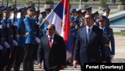 Predsednik Srbije Aleksandar Vučić svečano je dočekao predsednika Egipta Abdela Fataha el-Sisija (Fonet)